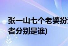 张一山七个老婆扮演者(张一山七个老婆扮演者分别是谁)