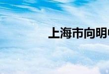 上海市向明中学的地址在哪