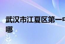 武汉市江夏区第一中学（江夏一中）的地址在哪