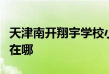 天津南开翔宇学校小学部（梅江校区）的地址在哪
