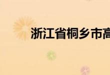 浙江省桐乡市高级中学的地址在哪
