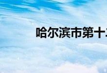 哈尔滨市第十二中学的地址在哪