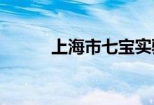 上海市七宝实验中学的地址在哪
