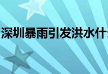 深圳暴雨引发洪水什么情况事故致多少人死亡