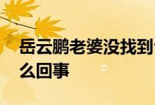 岳云鹏老婆没找到合影错过卡点庆生 这是怎么回事