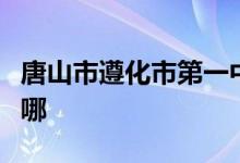 唐山市遵化市第一中学（遵化一中）的地址在哪