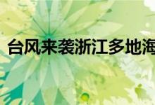 台风来袭浙江多地海水倒灌 到底是什么情况