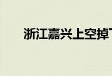 浙江嘉兴上空掉下不明物体 具体详情