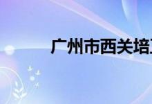广州市西关培正小学的地址在哪