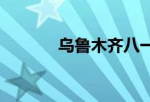乌鲁木齐八一中学的地址在哪