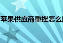 苹果供应商重挫怎么回事什么原因具体怎么样