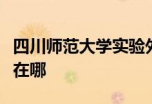 四川师范大学实验外国语学校（小学）的地址在哪