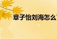 章子怡刘海怎么了剪了刘海好不好看