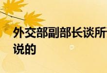 外交部副部长谈所谓战狼外交标签 他是怎么说的