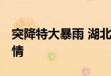 突降特大暴雨 湖北恩施拉响防空警报 具体详情