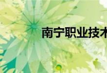 南宁职业技术学院的地址在哪