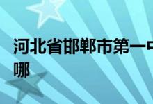 河北省邯郸市第一中学（邯郸一中）的地址在哪