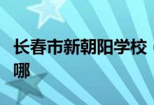 长春市新朝阳学校（原四十五中学）的地址在哪
