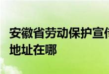 安徽省劳动保护宣传教育中心职业技能培训的地址在哪