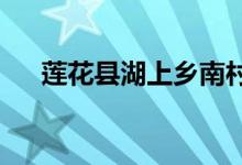 莲花县湖上乡南村村幼儿园的地址在哪