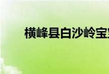 横峰县白沙岭宝宝幼儿园的地址在哪
