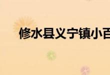 修水县义宁镇小百花幼儿园的地址在哪