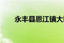 永丰县恩江镇大园幼儿园的地址在哪