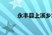 永丰县上溪乡幼儿园的地址在哪