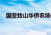 国营敖山华侨农场中心幼儿园的地址在哪
