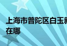 上海市普陀区白玉新村幼儿园（总部）的地址在哪