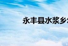 永丰县水浆乡幼儿园的地址在哪