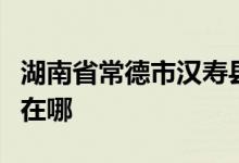 湖南省常德市汉寿县岩嘴乡金安村小学的地址在哪