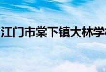 江门市棠下镇大林学校（中学部）的地址在哪