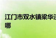 江门市双水镇梁华济学校（小学部）的地址在哪