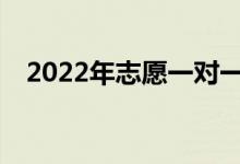 2022年志愿一对一价格收费标准是多少？
