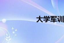 大学军训一般要多久？