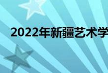 2022年新疆艺术学院艺术类专业招生简章