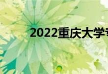 2022重庆大学专项计划报名日期？