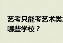 艺考只能考艺术类大学吗？2022年可以报考哪些学校？