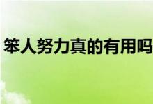 笨人努力真的有用吗？如何提高自己的成绩？