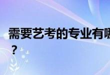 需要艺考的专业有哪些？哪个专业最容易通过？