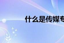 什么是传媒专业 什么是传媒？