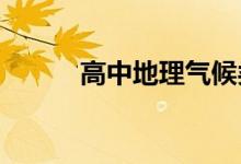 高中地理气候类型快速记忆公式