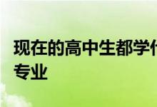 现在的高中生都学什么专业？好男生适合男生专业