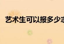 艺术生可以报多少志愿？怎么申请比较好？