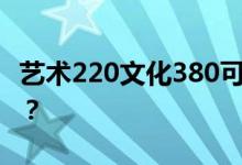 艺术220文化380可以上什么大学 怎么填志愿？