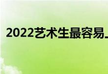 2022艺术生最容易上的大学能上什么学校？
