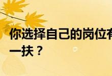 你选择自己的岗位有三支一扶吗？什么是三支一扶？