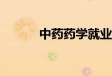 中药药学就业方向有哪些岗位？