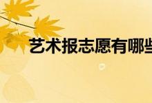 艺术报志愿有哪些技巧？怎么填志愿？